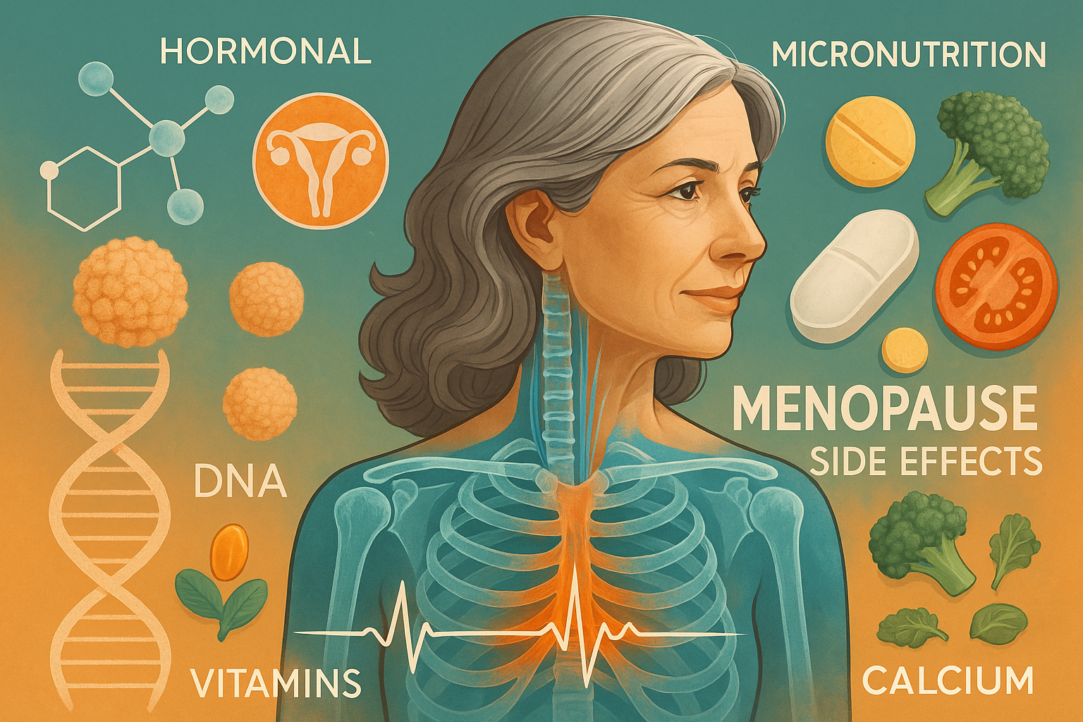 Ménopause : effets secondaires, traitements naturels et micro-nutrition